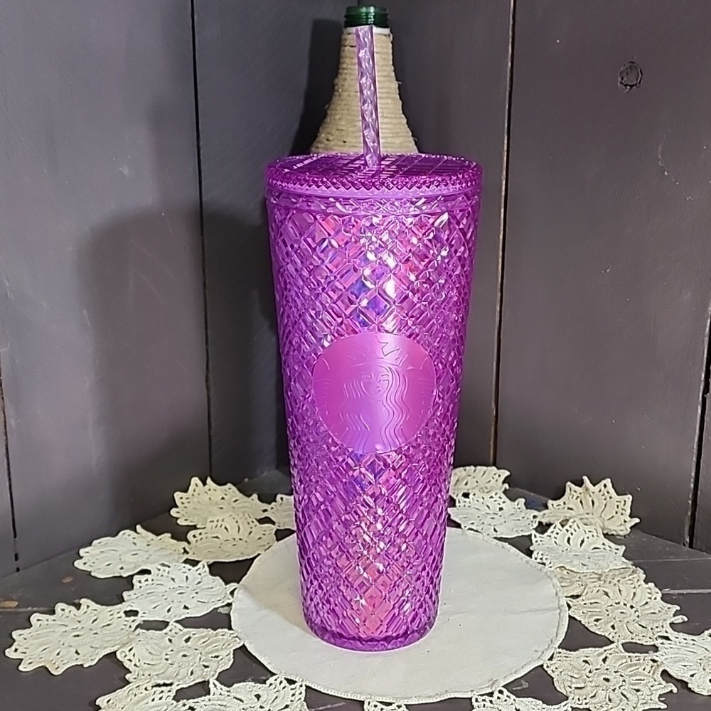 Starbucks Jeweled Purple Tiffany 24oz tumbler
